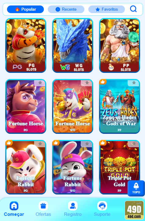 Inicie sua Aventura com 49d.com